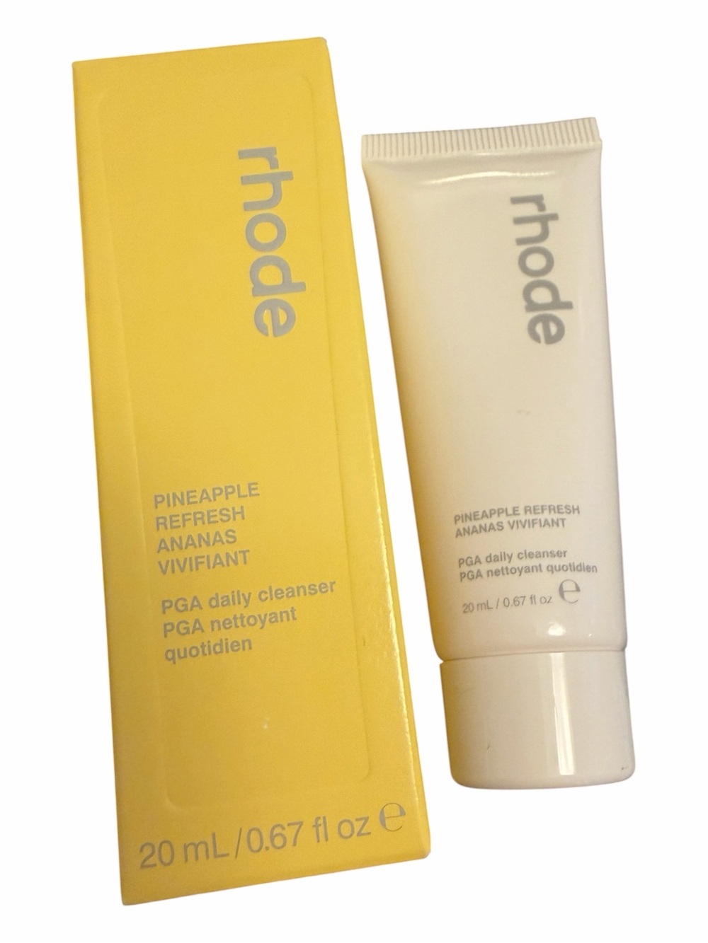 Rhode Pineapple Refresh PGA Daily Cleanser Mini 20mL New In Box Sealed